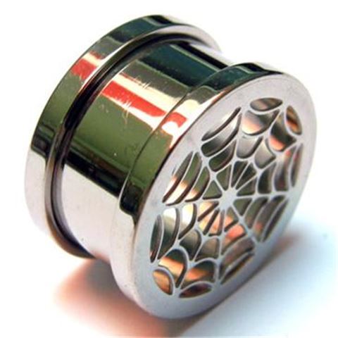 Steel ear tunnel spider web.
