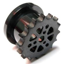Gear black ear steel tunnel