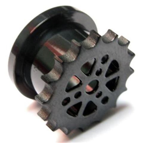 Gear black ear steel tunnel