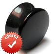 Black Acrylic Plug Curved