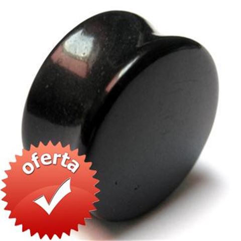 Black Acrylic Plug Curved