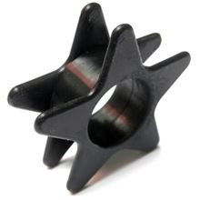 Tunel de silicona con forma de estrella