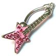 Multi gem electric guitar belly bar.