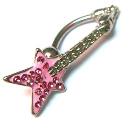Multi gem electric guitar belly bar.