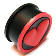 Dilatación de silicona corazón rojo