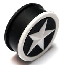 white star silicone plug