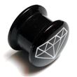 Acrylic Threaded Plug DIAMOND