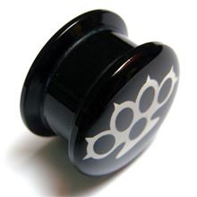 Acrylic Threaded Plug KNUCKLE