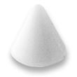 White steel spike