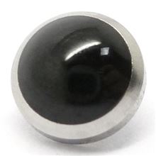 Spare for Dermal Anchor Top - black Jewel