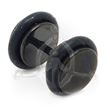 Black steel fake plug