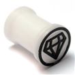 Dilatador silicona blanca diamante