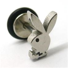 Surgical steel Fake Plug. PLAYBOY
