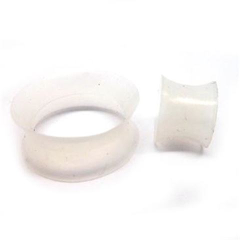 Silicone Flesh Tunnel. CLEAR