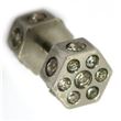 Fake Plug. Multi-jeweled. HEXAGON