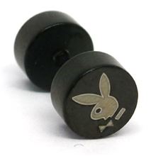Black Steel Fake Plug. PLAYBOY