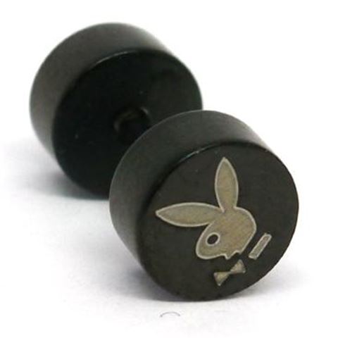 Black Steel Fake Plug. PLAYBOY