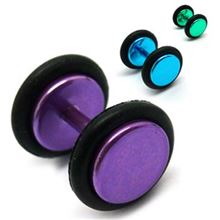 316L fake plug. Titanium Color.