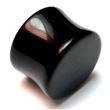 Black Acrylic Plug Flat