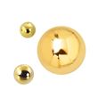 Bola acero anodizado oro