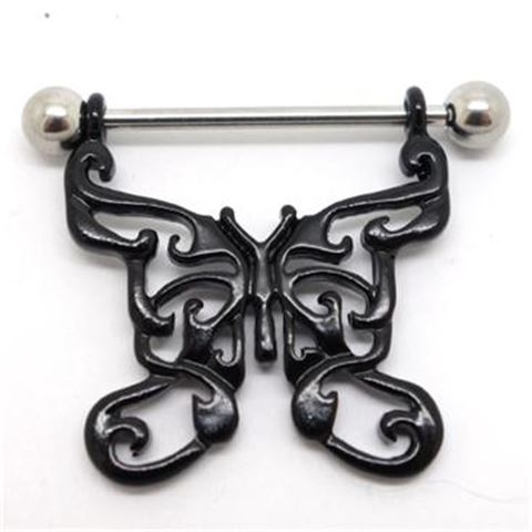 Butterfly25 Nipple piercing