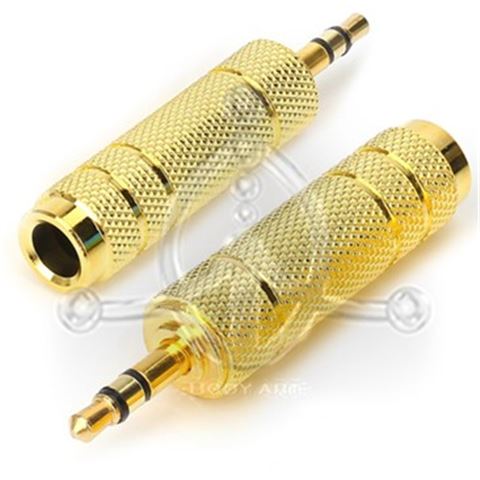 Mini-Jack to Jack female adapter