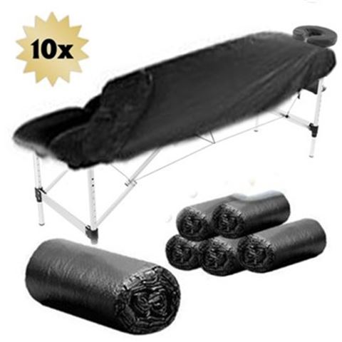 Elasticated Bed Cover BLACK