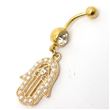 Belly Bar HAMSA-Golden