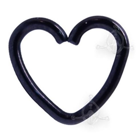 Aro flexible Corazón NEGRO
