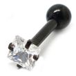 Tragus Joya engarzada NEGRO