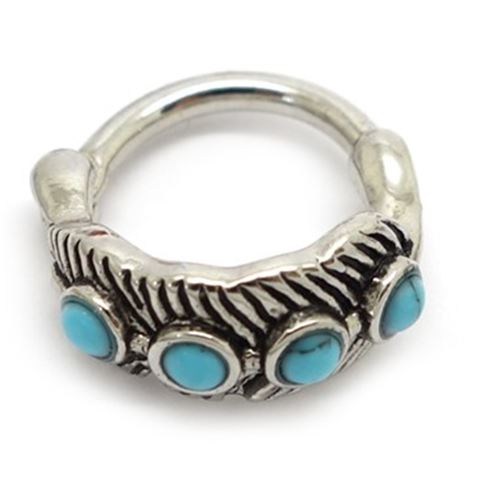 Anillo Oreja TURQUESAS