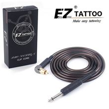 EZ Angled-RCA Clip Cord - COFFEE