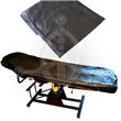 Elasticated Bed Cover BLACK 95 x 220 cm