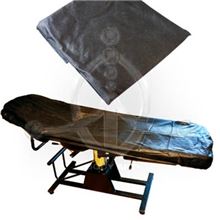 Elasticated Bed Cover BLACK 95 x 220 cm