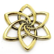 Brass EarRing ATOM