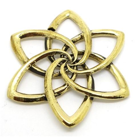 Brass EarRing ATOM