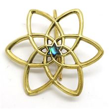 Brass EarRing ATOM-F