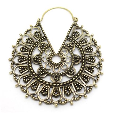 Brass EarRing ATAHUALPA