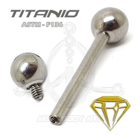 Titanium Barbell Internal Thread