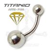 Titanium Banana Internal Thread