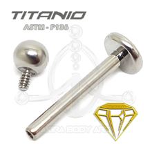 Titanium Labret Internal Thread