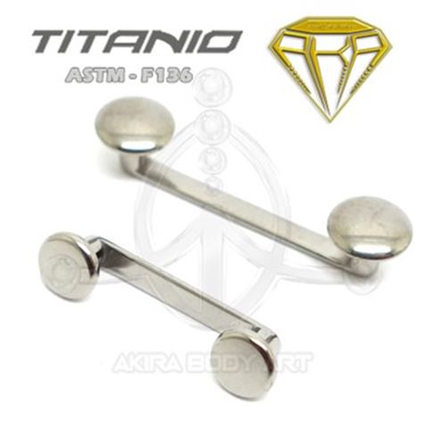 Titanium Flat Surface Barbell