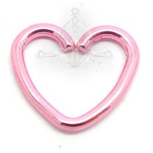 PINK Clip-On Ring HEART