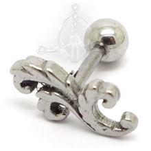 Barbell Swirl Leaves Tragus