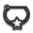 Black Star Septum Clicker