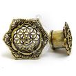 TIBET HEXAGON Ethnic Ear Plug