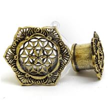 TIBET HEXAGON Ethnic Ear Plug