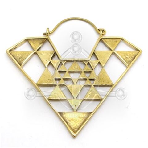 POLYNESIAN Brass EarRing