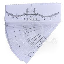 GUIDE5 Eyebrow Ruler Sticker