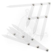 Acrylic Eyebrow GOLDEN Ruler